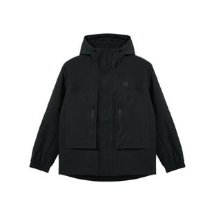 【自营】NEW BALANCE男装女装连帽保暖外套薄绒休闲服AMJ51322BK