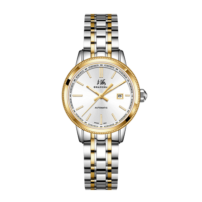 上海手表机械表简约防水夜光透底