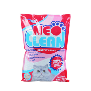 腐败猫1-Neo Clean低敏无香凝结猫砂膨润土破碎结团猫砂5kg*4包