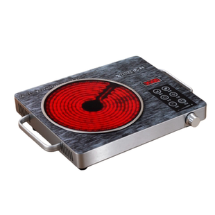 2025新款电陶炉3500W大火力智能定时触控旋钮双操控家用不挑锅具