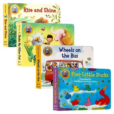 拉斐唱读系列4册英文原版绘本