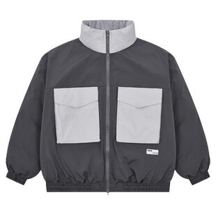 XXZXX立领羽绒服白鸭绒外套袄男女潮牌童装亲子装 冬季新款 5703