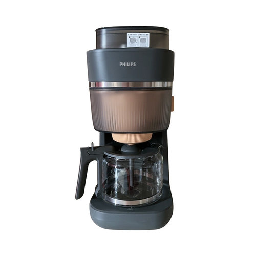飞利浦美式咖啡机HD7997全自动家用豆粉两用现磨研磨一体机HD7781