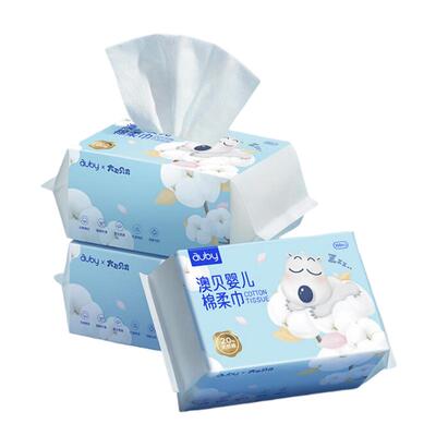澳贝干湿两用婴童棉柔巾