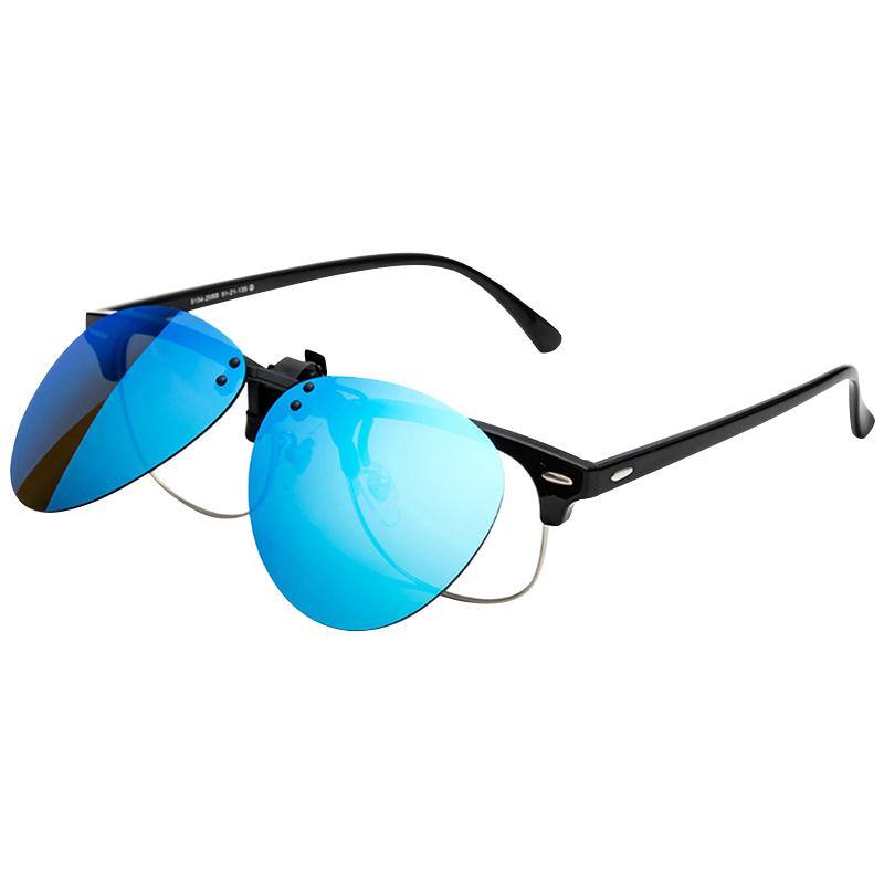 宝岛目戏墨镜夹片式近视眼镜偏光镜片男开车专用遮阳大框太阳镜女