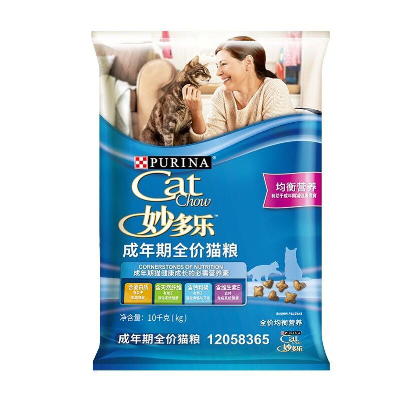 妙多乐均衡营养成猫粮10kg