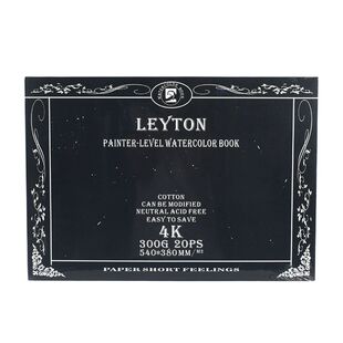 枫丽莱顿水彩本水彩纸四面封胶中粗纹8k棉浆300g加厚手绘随身旅行