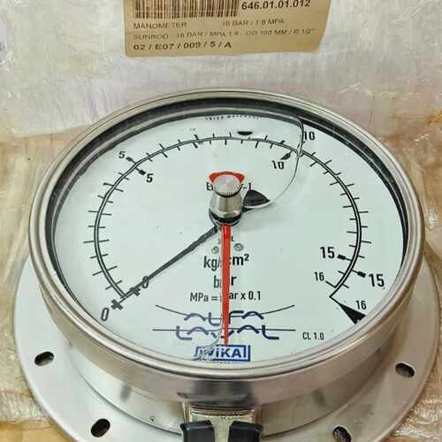WIKA EN 837-1 PRESSURE GAUGE 0-16 BAR 316L (FAST SHIP BY DHL