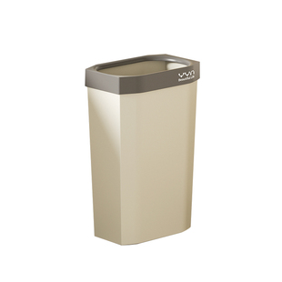 商用垃圾桶厨房大号大容量高颜值扁高型家用长方形无盖咖啡店专用