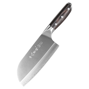 十八子作菜刀 首创竹叶刃家用厨房切菜切肉斩骨头不锈钢锋利刀具