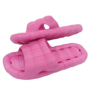 越南进口天然橡胶凉拖鞋男女士夏厚底浴室洗澡漏水居家用防滑防臭