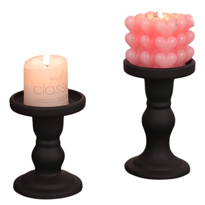 欧式复古烛台氛围感装饰摆件