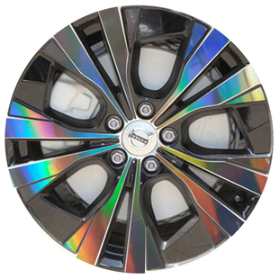 适用宝骏云朵悦也轮毂贴纸外观改装件配件装饰用品大全黑化车贴膜