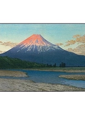 川濑巴水日式风景浮世绘竖版挂画