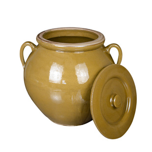 猪油罐家用耐高温陶瓷米缸腌菜瓦罐大号老式装辣椒盐罐调料调味罐