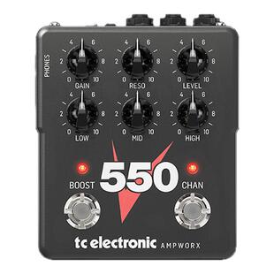 TC Electronic V550 PREAMP 双通道吉他电子管前置放大器高增益