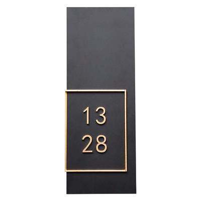 竖版数字牌家用门牌简约门号牌