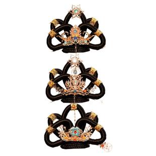 古风汉服异域风敦煌舞蹈演出飞天发髻气质百搭气质敦煌风造型发饰