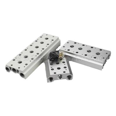 开票4V电磁阀底座汇流板阀座集成