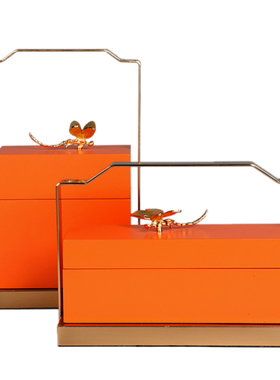 现代简约新中式别致收纳盒摆件