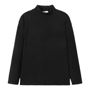 拓路者秋季宽松抓绒衣女款休闲加绒T恤半高领打底衫摇粒绒内搭