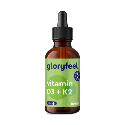 gloryfeel维生素d3k2滴剂50ml