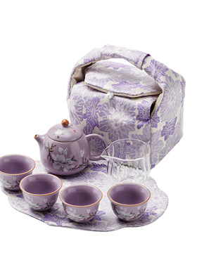 汝窑旅行茶具户外泡茶便携式