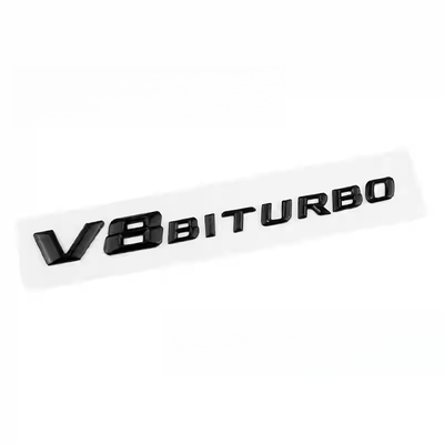 奔驰AMG侧标BITURBO4MATIC+车标