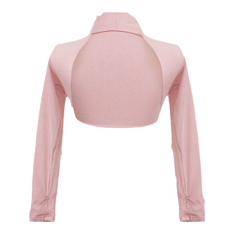 儿童舞蹈服披肩外套外搭女童黑色长袖练功服小坎肩芭蕾舞护肩上衣