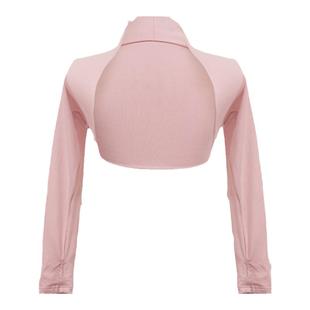 儿童舞蹈服披肩外套外搭女童黑色长袖练功服小坎肩芭蕾舞护肩上衣