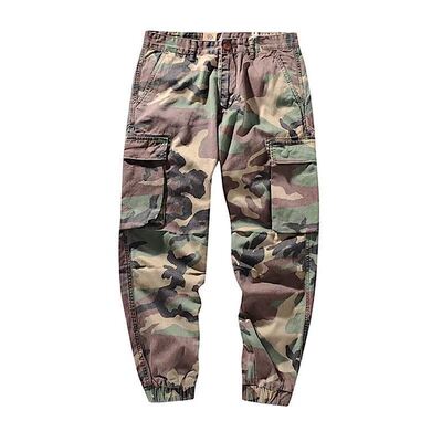 阿美咔叽水洗多袋秋季新款工装裤