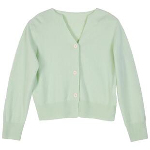 Lavinia 绵羊毛针织开衫女春秋新款宽松舒适毛衣外套Y41Z137S