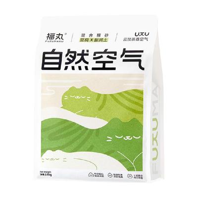 福丸茶香猫砂4重除臭低尘2.5kg