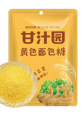 甘汁园油炸香酥南瓜饼袋装面包糠