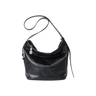 BAMPO半坡转转包 头层牛皮水桶包原创通勤包2024新款单肩斜挎包