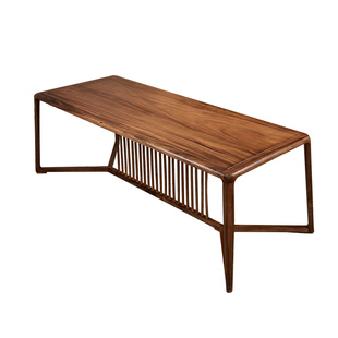 2026新款胡桃木实木茶桌新中式办公室茶台现代简约高端喝茶桌套装