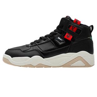 乔丹男鞋高帮板鞋2026冬季新款加绒保暖二棉鞋防水皮面休闲运动鞋