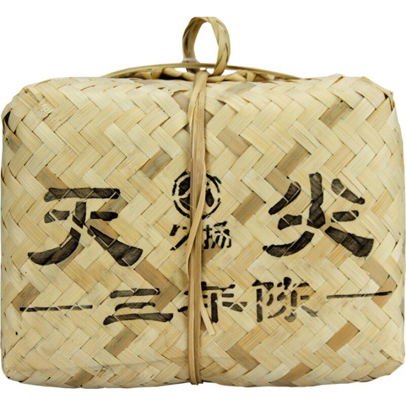 安化黑茶久扬特制壹号天尖十一年陈散茶陈茶2kg篓装热销湖南茶叶