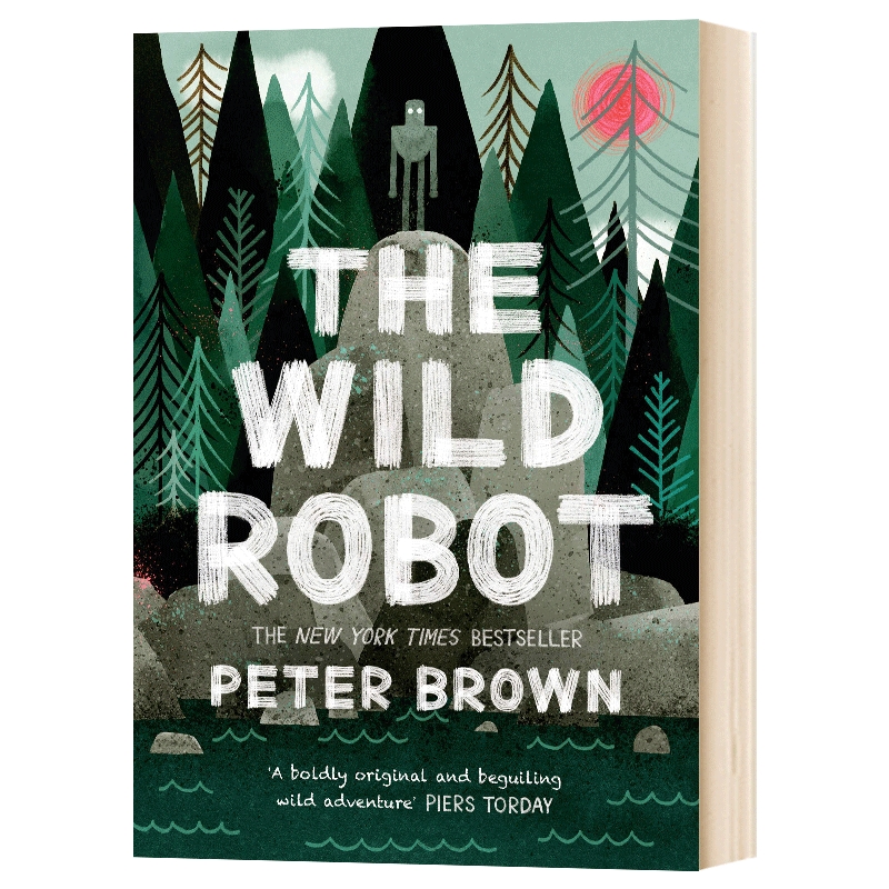华研原版 荒岛机器人 英文原版小说 The Wild Robot 彼得布朗 Peter Brown 英文版进口英语书籍