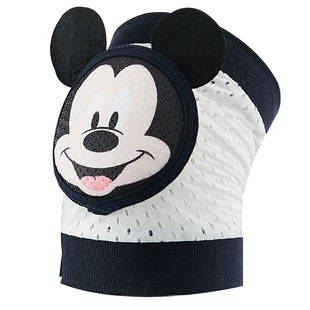 迪士尼儿童护膝夏季薄款男女童婴儿爬行膝盖护肘宝宝学步运动专用