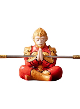 紫砂孙悟空装饰品摆件