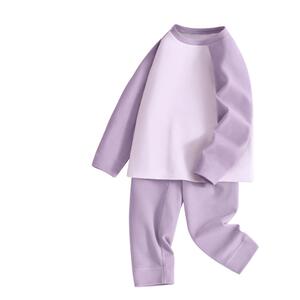 真维斯集团女童睡衣2024新款儿童秋衣秋裤家居服女孩春秋保暖套装