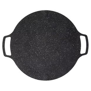 户外露营烤盘烧烤盘韩式烤肉盘铁板烧家用烤肉锅麦饭石烤盘电磁炉