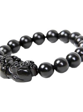 砭圣泗滨砭石貔貅手链情侣手串