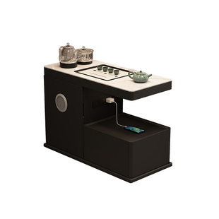 可移动茶台沙发边柜轻奢高级客厅茶水柜泡茶小推车烧水壶一体茶几