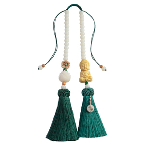 新款好运莲莲车挂车载挂件后视镜挂饰吊坠汽车用品挂饰车饰挂件