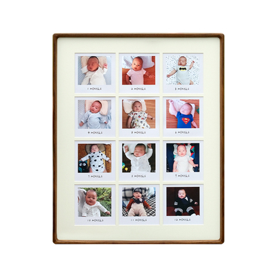宝宝成长记录相框挂墙定制