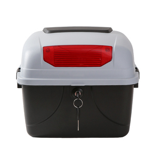 新国标通用电动车后备箱电瓶车后座尾箱大容量储物头盔箱防盗尾箱