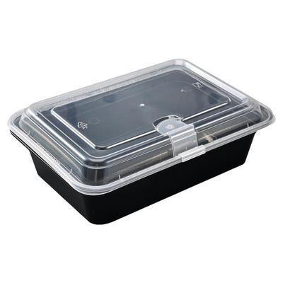 高档饭盒长方形塑料餐盒磨砂加厚