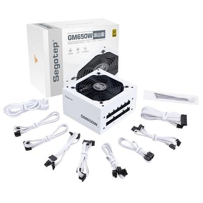 鑫谷650W白色电源金牌全模组